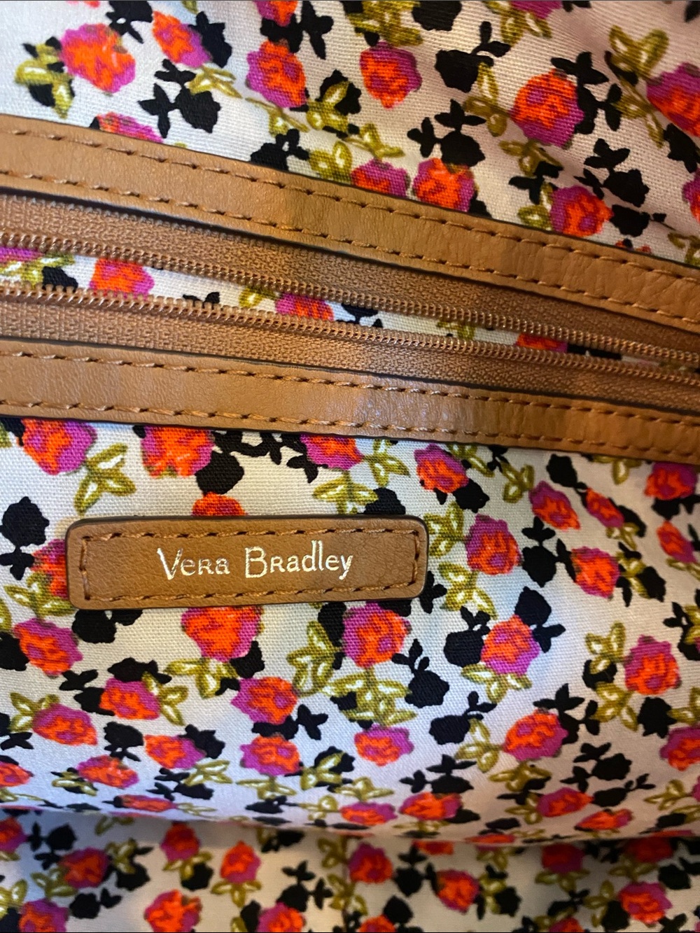 SUEDED VERA BRADLEY SHOULDER BAG - Picture 6 of 7